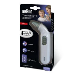 Braun IRT 3030 ThermoScan 3 Infrarot-Ohrthermometer Fieberthermometer -Pflege Fachgeschäft 048a6804364420f3e40de183840dcf43