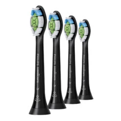 Philips HX 6064/11 Optimal White Ersatzzahnbürsten 4 Stück Schwarz