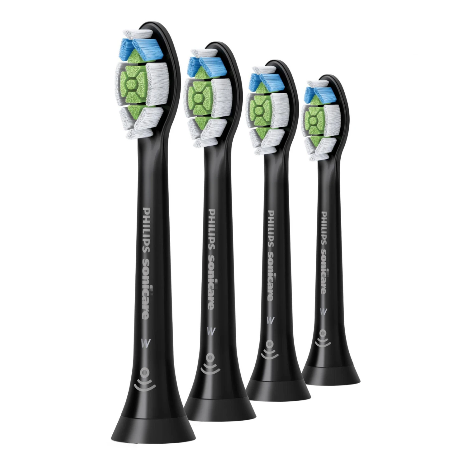 Philips HX 6064/11 Optimal White Ersatzzahnbürsten 4 Stück Schwarz 1 Philips HX 6064/11 Optimal White Ersatzzahnbürsten 4 Stück Schwarz