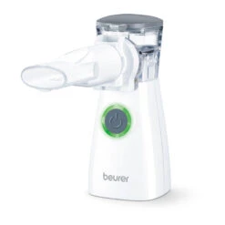 BEURER Inhaliergerät IH 57 (Schwingmembran-Technologie, Intelligente Aerosol-Technologie, Akku-Betrieb, Zur Behandlung Der Oberen Und Unteren Atemwege, Ideal Für Kinder, Anwendung Bei Erkältung, Asthma, Atemwegserkrankungen, Mesh-Vernebler