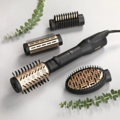 Babyliss AS970E Big Hair Lustre Warmluftbürste Schwarz/ Gold -Pflege Fachgeschäft 203bcf016e68cc1a6c4ccaa043c0f816