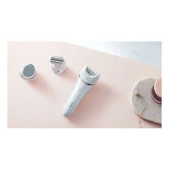 Philips BRE730/10 Satinell Advance Nass- Und Trockenepilierer Weiss/rosa -Pflege Fachgeschäft 20cde90461f0693e96409257ab72eb16