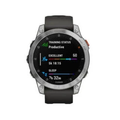 Garmin Epix (Gen 2) Schiefergrau/Silber, 47mm, Mit QuickFit-Silikon-Armband 22 Mm Smartwatch -Pflege Fachgeschäft 27a69fdccd1bca104d280c96e272d960