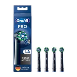 Oral B Oral-B Aufsteckbürsten Pro CrossAction Schwarz, 4 Stück
