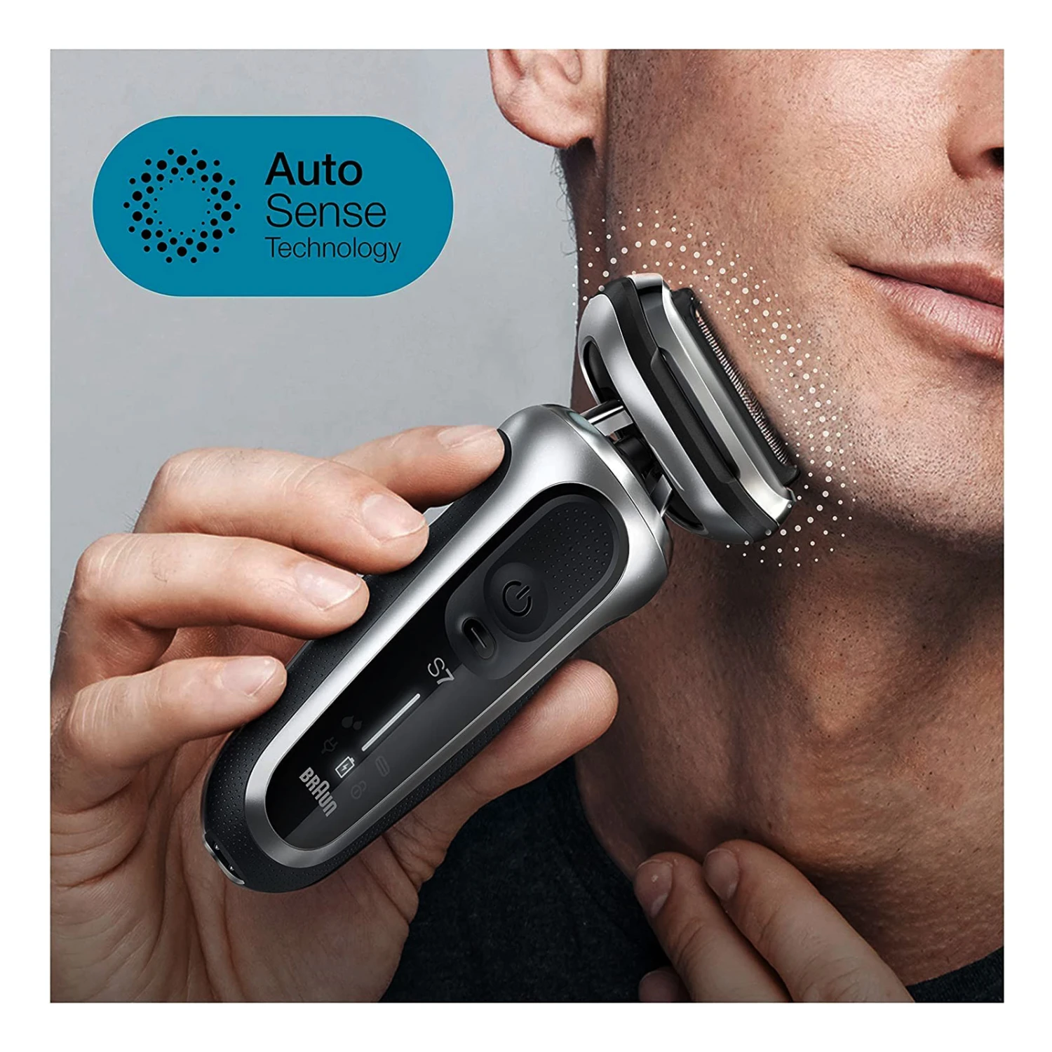 BRAUN Series 7 71-S7200cc Silber Herrenrasierer 3 BRAUN Series 7 71-S7200cc Silber Herrenrasierer – Bild 3