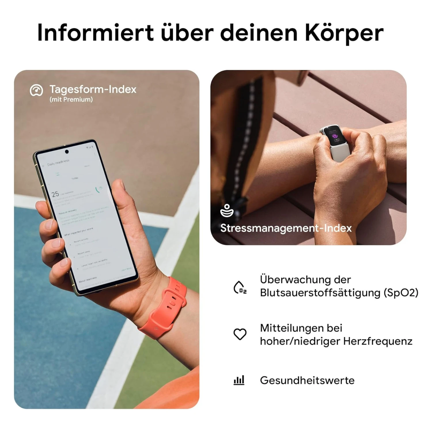 Fitbit Charge 6 Obsidian/Black Fitness Tracker 6 Fitbit Charge 6 Obsidian/Black Fitness Tracker – Bild 6