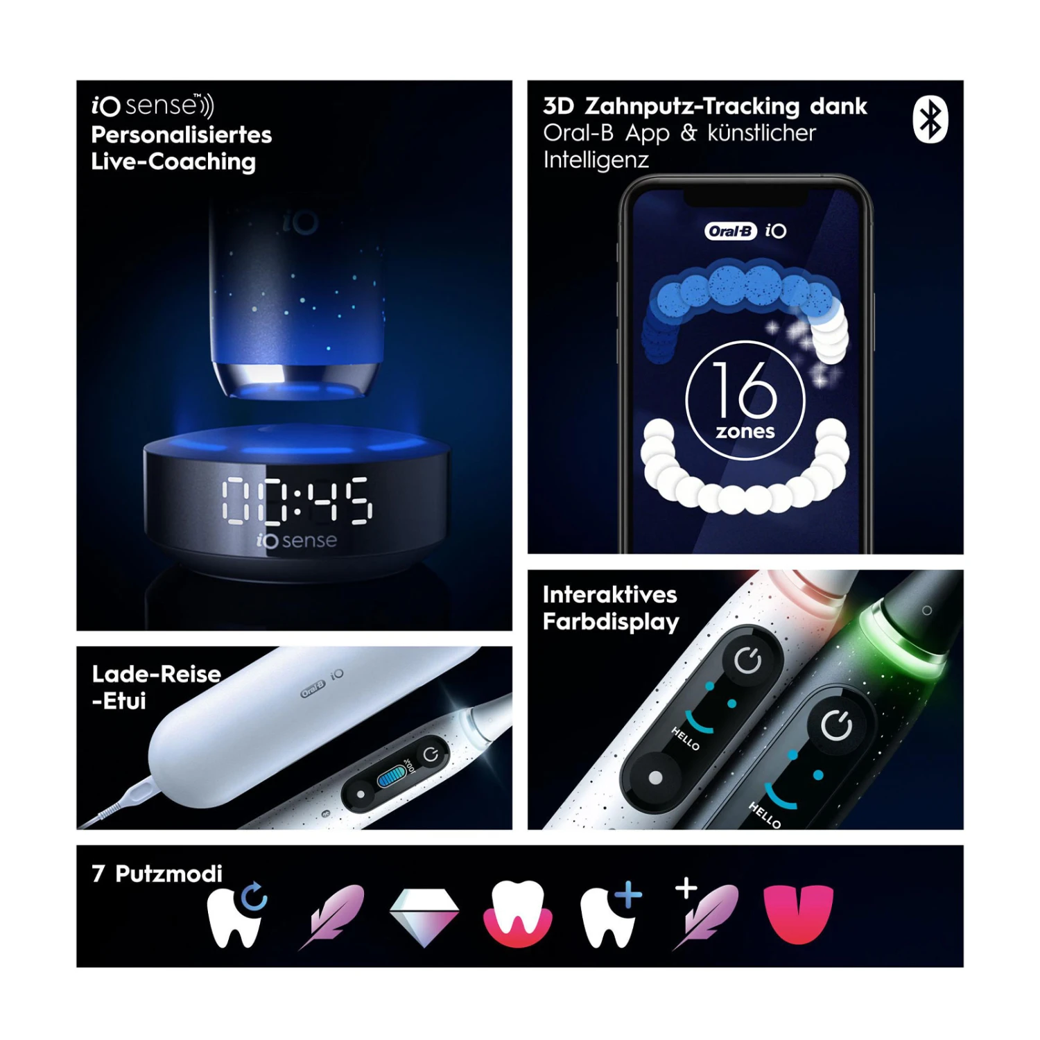 Oral B Oral-B IO Series 10 Zahnbürste Weiß 5 Oral B Oral-B IO Series 10 Zahnbürste Weiß – Bild 5