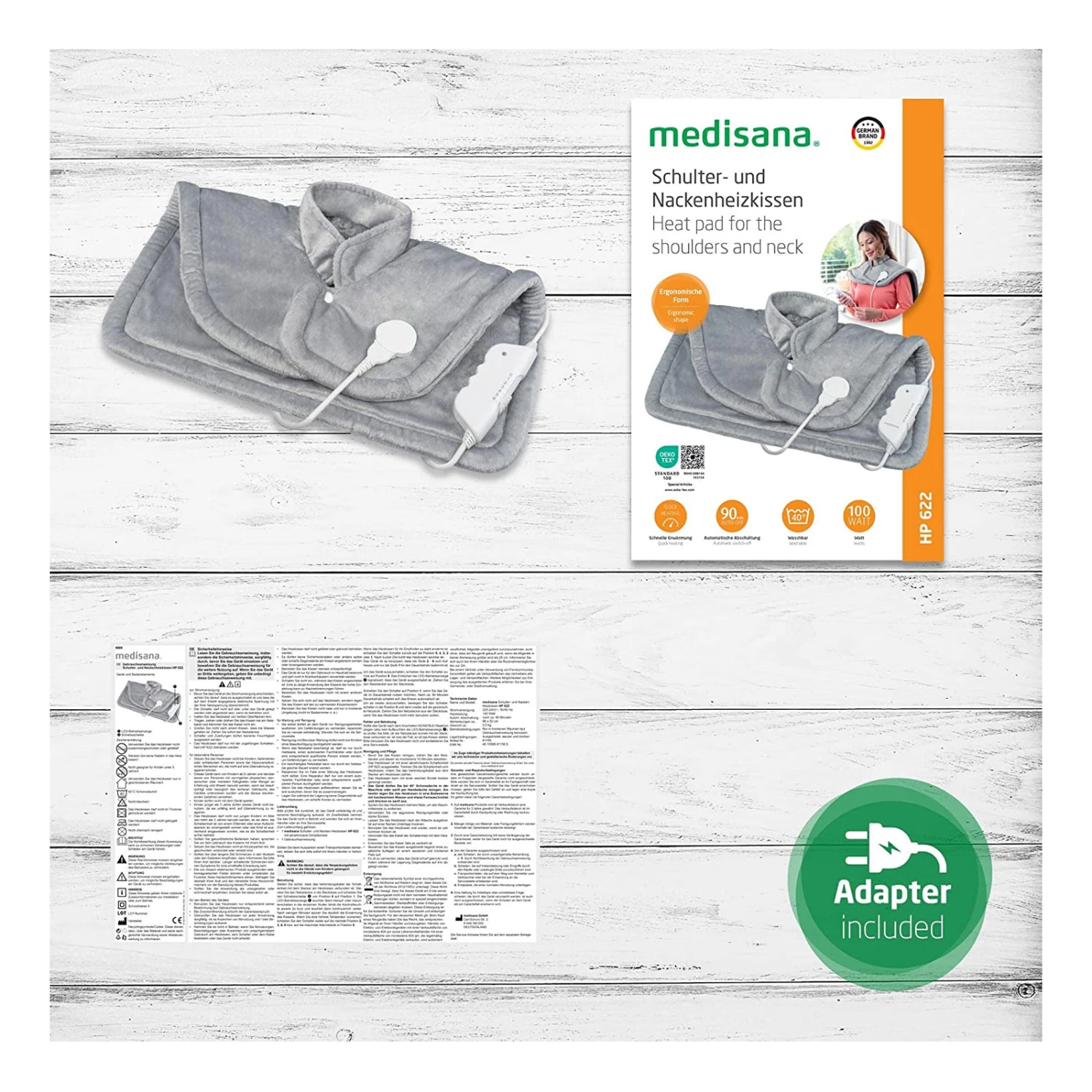 MEDISANA HP 622 Schulter- Und Nackenheizkissen 5 MEDISANA HP 622 Schulter- Und Nackenheizkissen – Bild 5