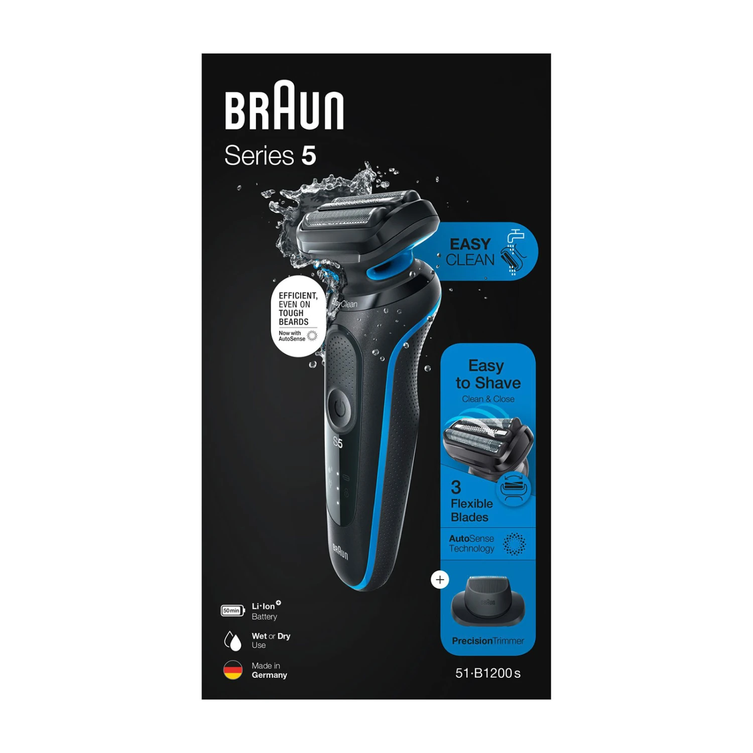 Braun Herrenrasierer SERIES 5 - 51-B1200S 2 Braun Herrenrasierer SERIES 5 - 51-B1200S – Bild 2