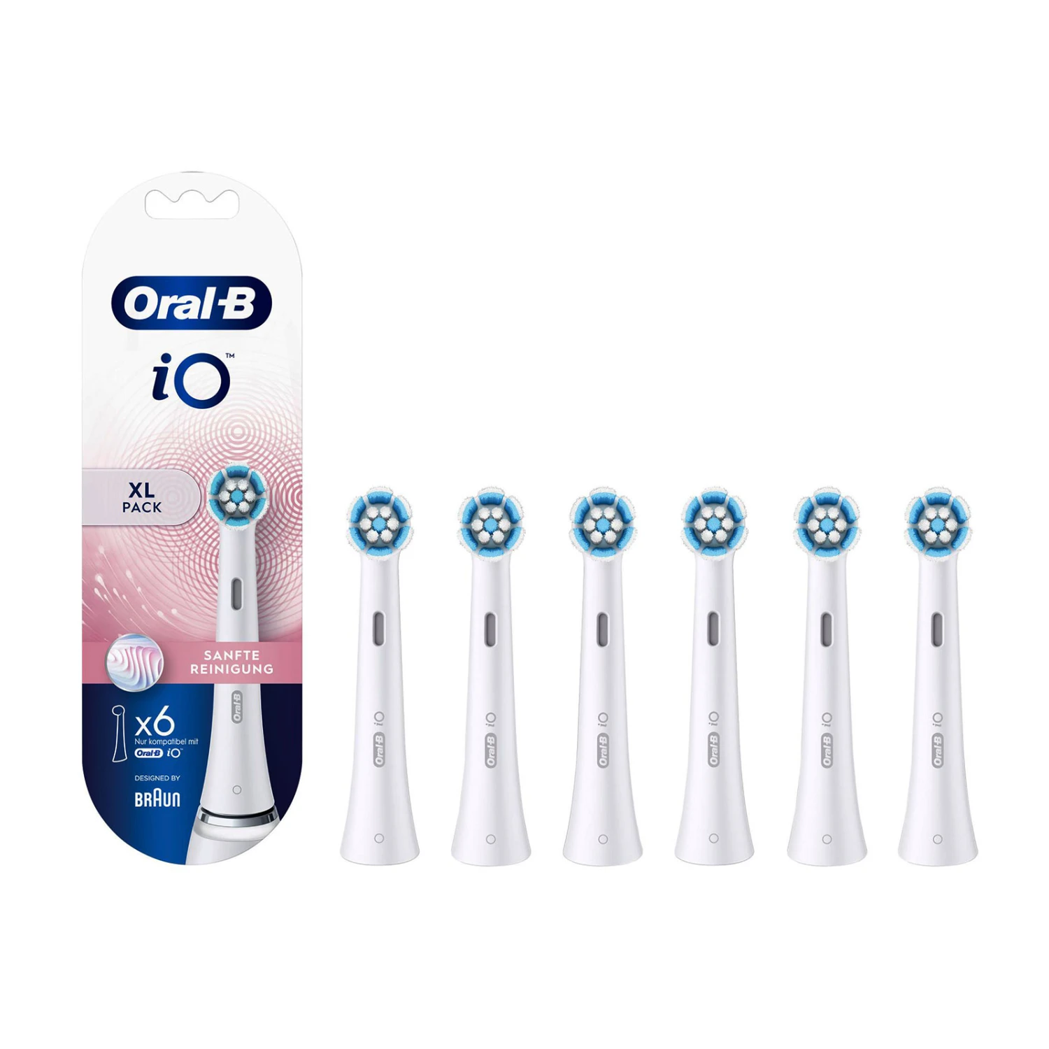 Oral B Oral-B IO Sanfte Reinigung, 6 Stück Aufsteckbürsten 3 Oral B Oral-B IO Sanfte Reinigung, 6 Stück Aufsteckbürsten – Bild 3