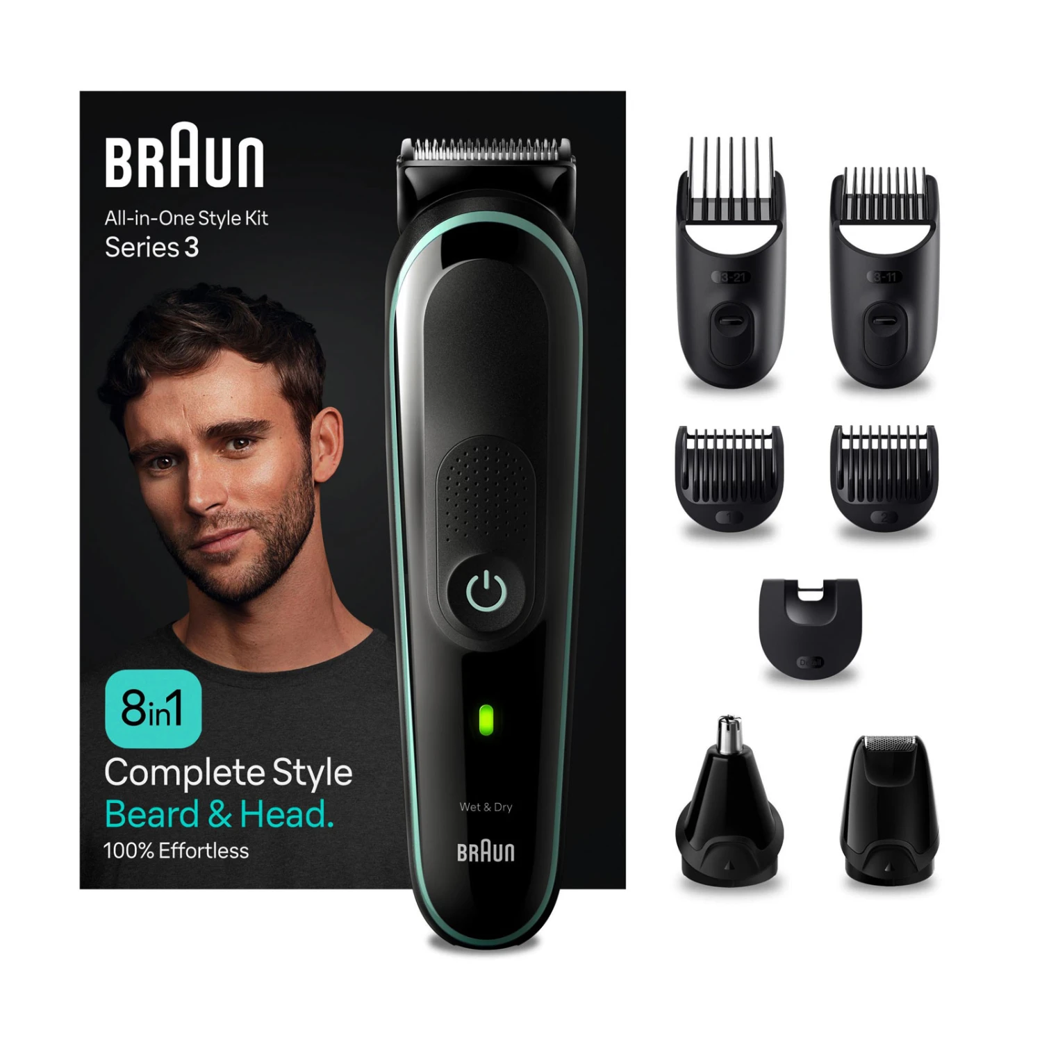 Braun Series 3 MGK3441 All-In-One Styling Set 8-in-1 1 Braun Series 3 MGK3441 All-In-One Styling Set 8-in-1