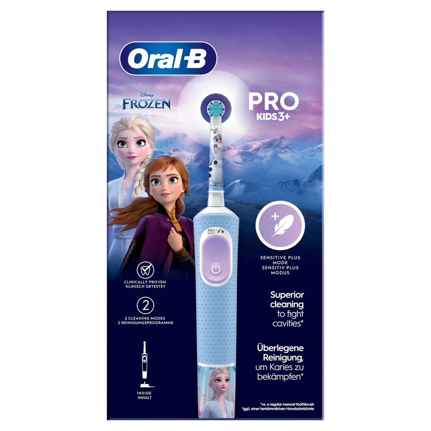 Braun Oral-B Zahnbürste Pro Kids Disney Frozen 3 Braun Oral-B Zahnbürste Pro Kids Disney Frozen – Bild 3
