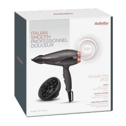 Babyliss 6709DE 2100W Smooth Pro Haartrockner Schwarz/ Rose Gold -Pflege Fachgeschäft a21050a02eda4eafbcd97d653b253765
