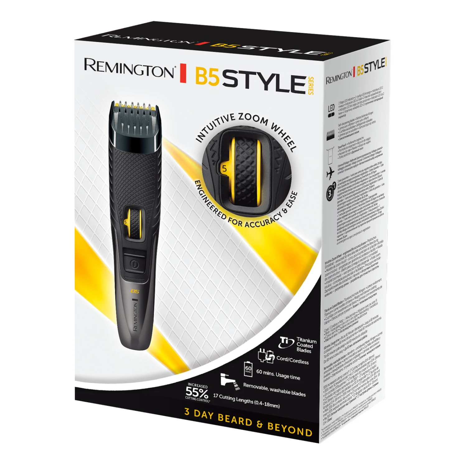 Remington MB 5000 Style Series B5 Bartschneider Grau / Schwarz 3 Remington MB 5000 Style Series B5 Bartschneider Grau / Schwarz – Bild 3