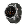 Garmin Epix (Gen 2) Schiefergrau/Silber, 47mm, Mit QuickFit-Silikon-Armband 22 Mm Smartwatch