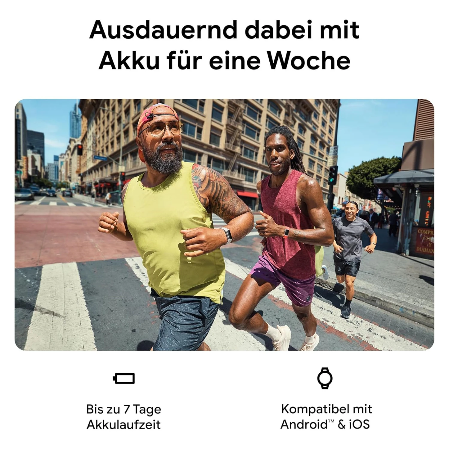 Fitbit Charge 6 Obsidian/Black Fitness Tracker 2 Fitbit Charge 6 Obsidian/Black Fitness Tracker – Bild 2