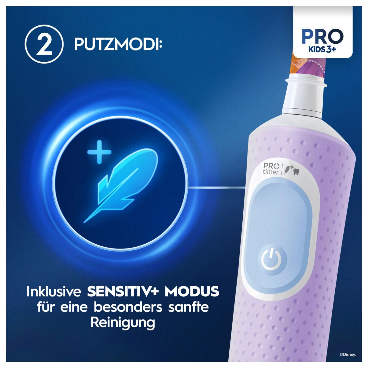 Braun Oral-B Zahnbürste Pro Kids Disney Princess 7 Braun Oral-B Zahnbürste Pro Kids Disney Princess – Bild 7