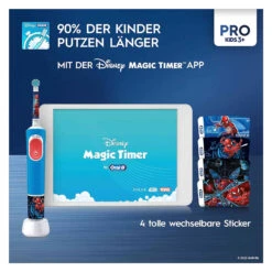 Braun Oral-B Zahnbürste Pro Kids Spiderman -Pflege Fachgeschäft bb2d69450a80d0e23baea33550c54388