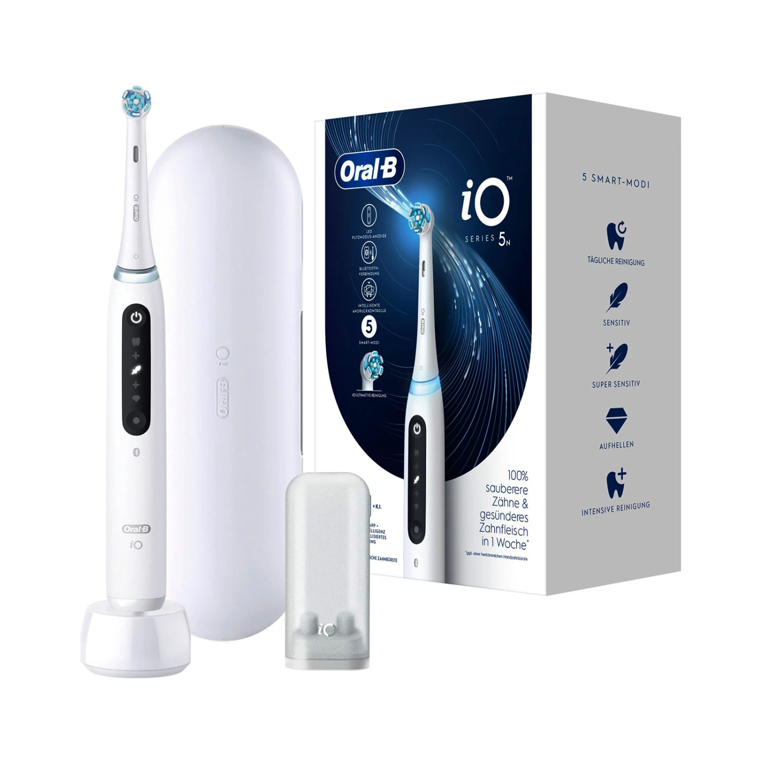 Oral B Oral-B IO Series 5 Zahnbürste Weiß 1 Oral B Oral-B IO Series 5 Zahnbürste Weiß