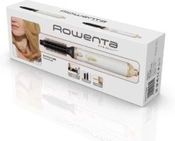 Rowenta CF 3910 Warmluftbürste Curl Release Brush Weiß/gold