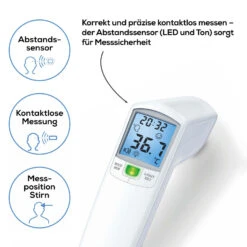Beurer FT 100 Kontakloses Fieberthermometer Weiß -Pflege Fachgeschäft f5d31babc6146aaffdf5041f0d4a793d